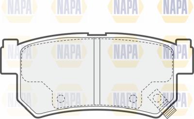 NAPA PBP7297 - Kit de plaquettes de frein, frein à disque cwaw.fr