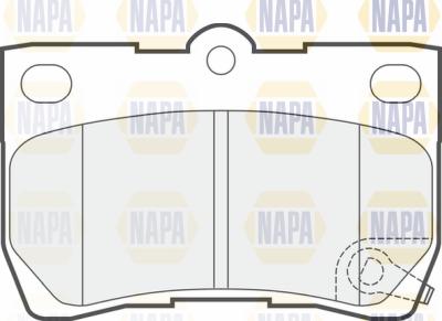 NAPA PBP7248 - Kit de plaquettes de frein, frein à disque cwaw.fr