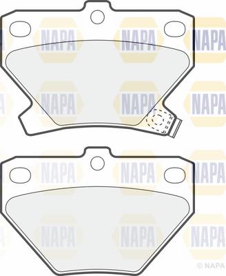 NAPA PBP7247 - Kit de plaquettes de frein, frein à disque cwaw.fr