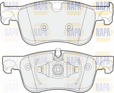 NAPA PBP7268 - Kit de plaquettes de frein, frein à disque cwaw.fr