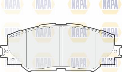 NAPA PBP7218 - Kit de plaquettes de frein, frein à disque cwaw.fr