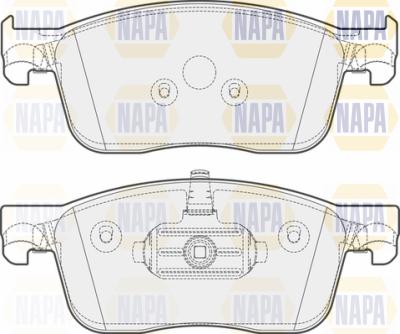 NAPA PBP7284 - Kit de plaquettes de frein, frein à disque cwaw.fr