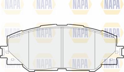 NAPA PBP7236 - Kit de plaquettes de frein, frein à disque cwaw.fr