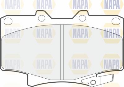 NAPA PBP7238 - Kit de plaquettes de frein, frein à disque cwaw.fr