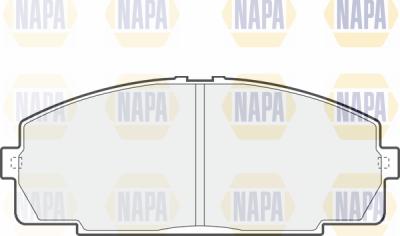 NAPA PBP7229 - Kit de plaquettes de frein, frein à disque cwaw.fr