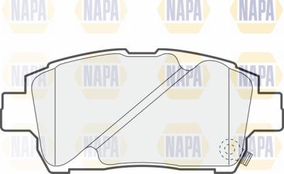 NAPA PBP7226 - Kit de plaquettes de frein, frein à disque cwaw.fr