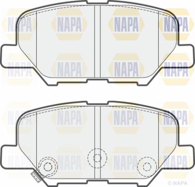 NAPA PBP7270 - Kit de plaquettes de frein, frein à disque cwaw.fr