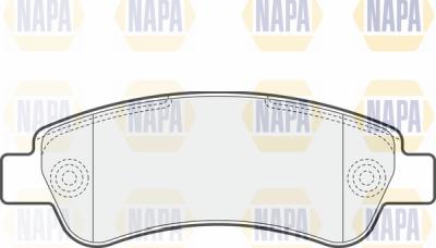 NAPA PBP7277 - Kit de plaquettes de frein, frein à disque cwaw.fr