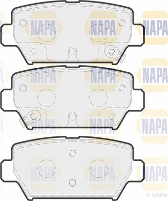 NAPA PBP7753 - Kit de plaquettes de frein, frein à disque cwaw.fr