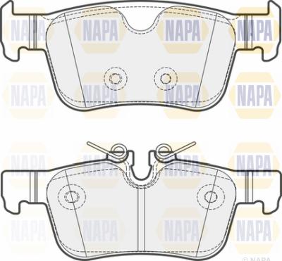 NAPA PBP7706 - Kit de plaquettes de frein, frein à disque cwaw.fr