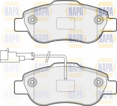 NAPA PBP7707 - Kit de plaquettes de frein, frein à disque cwaw.fr