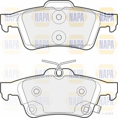 NAPA PBP7719 - Kit de plaquettes de frein, frein à disque cwaw.fr