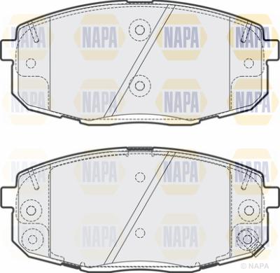 NAPA PBP7737 - Kit de plaquettes de frein, frein à disque cwaw.fr