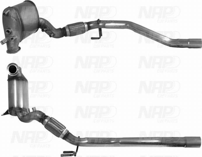 NAP carPARTS CAD10555 - Filtre à particules / à suie, échappement cwaw.fr