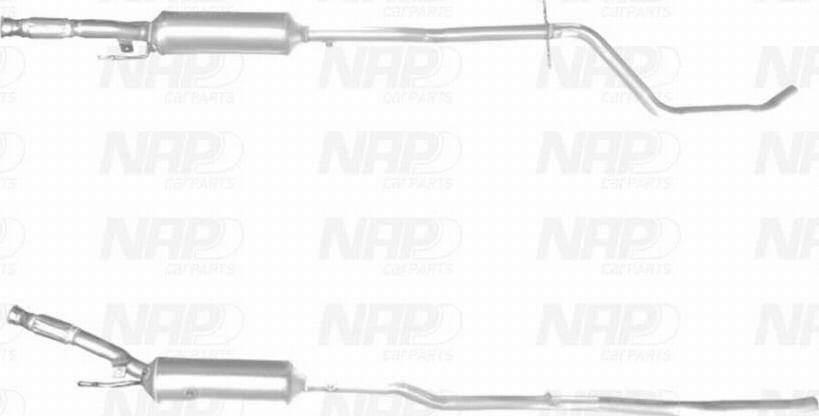 NAP carPARTS CAD10563 - Filtre à particules / à suie, échappement cwaw.fr