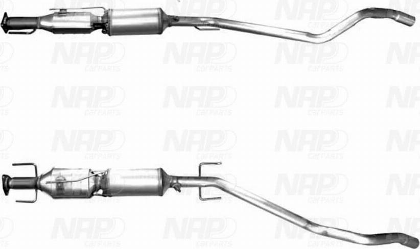 NAP carPARTS CAD10288 - Filtre à particules / à suie, échappement cwaw.fr