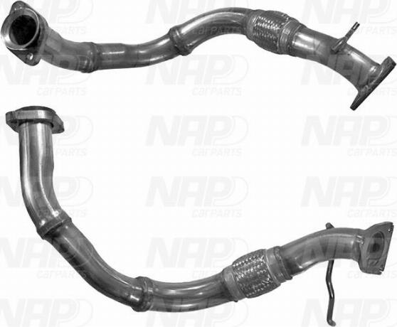 NAP carPARTS CAF10443 - Tuyau d'échappement cwaw.fr