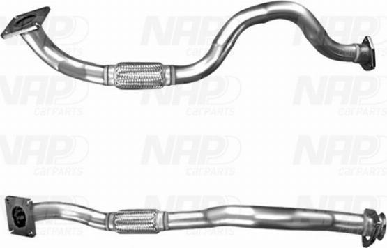 NAP carPARTS CAF10512 - Tuyau d'échappement cwaw.fr