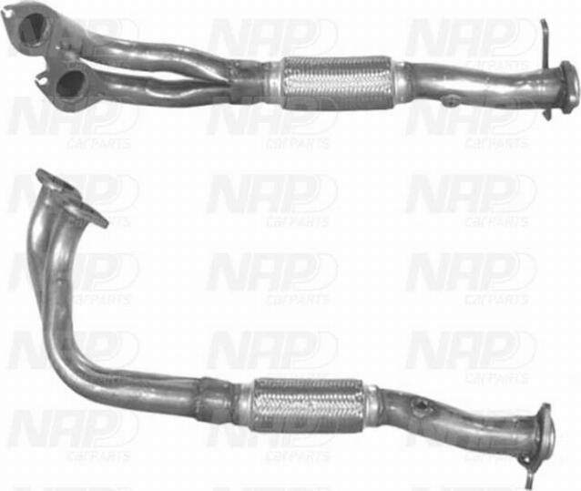 NAP carPARTS CAF10575 - Tuyau d'échappement cwaw.fr