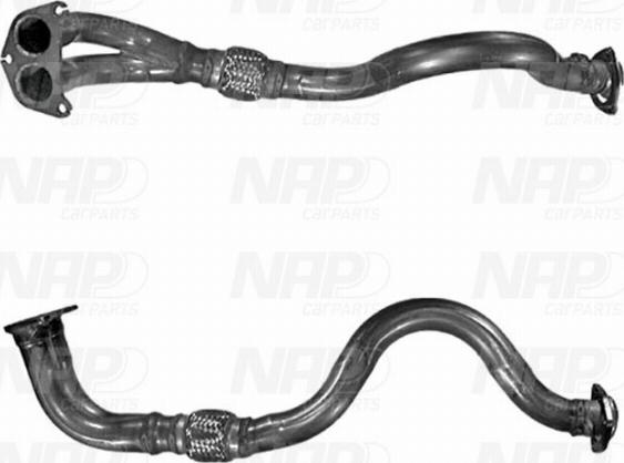 NAP carPARTS CAF10282 - Tuyau d'échappement cwaw.fr