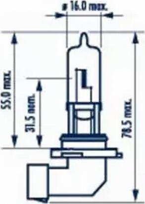 Narva 48085 - Ampoule, projecteur longue portée cwaw.fr