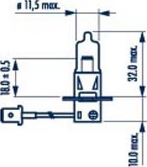 Narva 483213000 - Ampoule, projecteur longue portée cwaw.fr