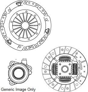 NATIONAL CK9199 - Kit d'embrayage cwaw.fr