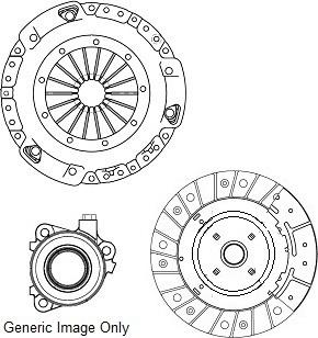 NATIONAL CK10268-75 - Kit d'embrayage cwaw.fr