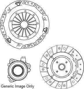 NATIONAL CK10106-47 - Kit d'embrayage cwaw.fr