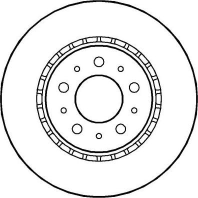 Delphi BG2342 - Disque de frein cwaw.fr