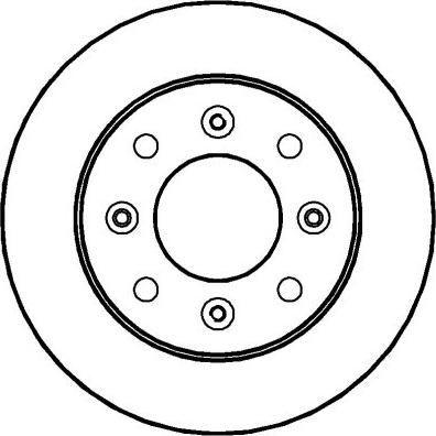 Japanparts DI-081 - Disque de frein cwaw.fr