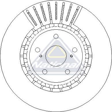 NATIONAL NBD2494 - Disque de frein cwaw.fr