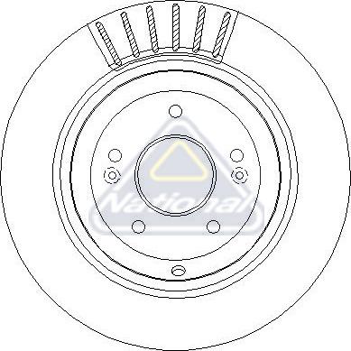 NATIONAL NBD2160 - Disque de frein cwaw.fr