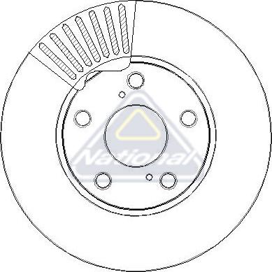 NATIONAL NBD2367 - Disque de frein cwaw.fr