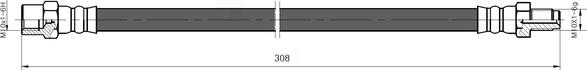 NATIONAL NBH6041 - Flexible de frein cwaw.fr