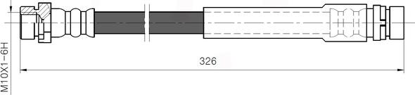 NATIONAL NBH6055 - Flexible de frein cwaw.fr