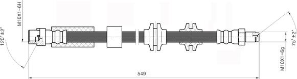 NATIONAL NBH6060 - Flexible de frein cwaw.fr