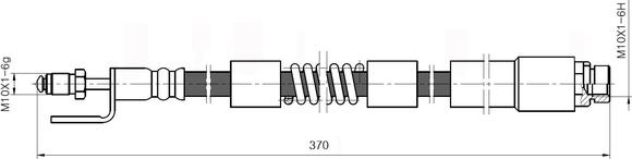 NATIONAL NBH6063 - Flexible de frein cwaw.fr