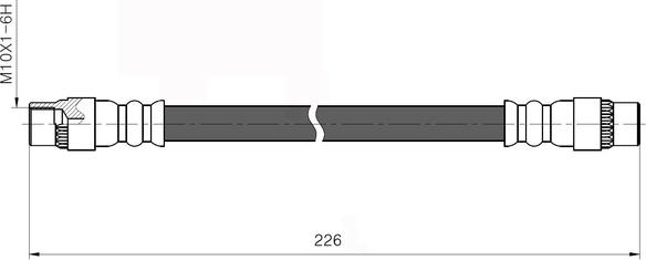 NATIONAL NBH6007 - Flexible de frein cwaw.fr