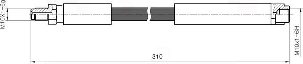 NATIONAL NBH6014 - Flexible de frein cwaw.fr