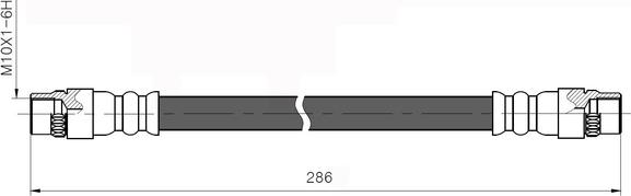 NATIONAL NBH6011 - Flexible de frein cwaw.fr