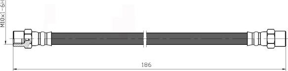 NATIONAL NBH6013 - Flexible de frein cwaw.fr