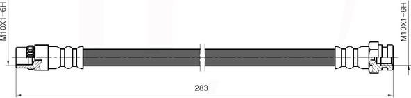 NATIONAL NBH6083 - Flexible de frein cwaw.fr