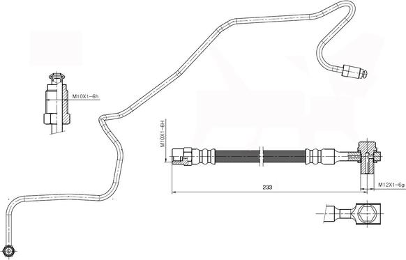 NATIONAL NBH6082 - Flexible de frein cwaw.fr