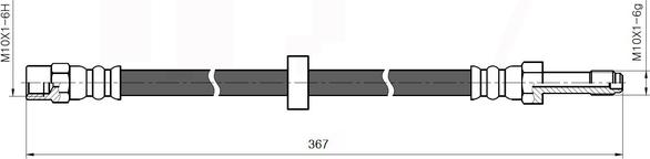 NATIONAL NBH6020 - Flexible de frein cwaw.fr