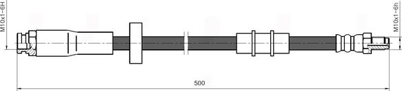 NATIONAL NBH6075 - Flexible de frein cwaw.fr