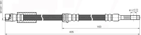 NATIONAL NBH6073 - Flexible de frein cwaw.fr