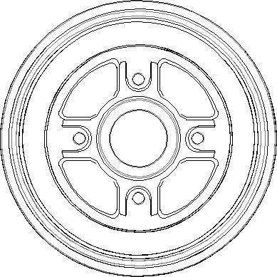 NATIONAL NDR249 - Tambour de frein cwaw.fr