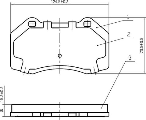 NATIONAL NP2950 - Kit de plaquettes de frein, frein à disque cwaw.fr