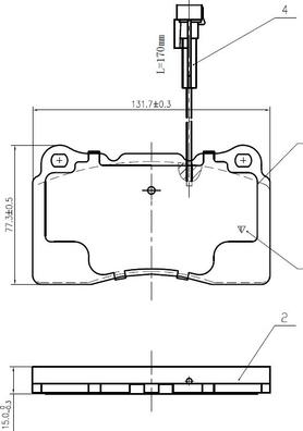 NATIONAL NP2952 - Kit de plaquettes de frein, frein à disque cwaw.fr